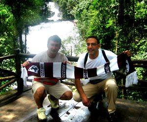 Enrico e Simone alle cascate del Vachiratharn - Thailandia